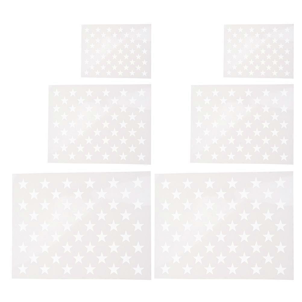 Plastic Star Stencil Paint Spraying Template for DIY Use 30 Sheets