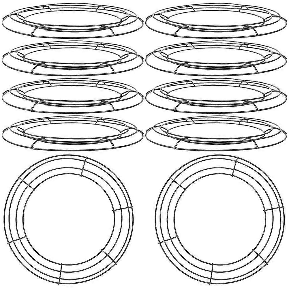 Round Wreath Frame Iron Wreath Frame for DIY Use 20Pcs Metal Rings