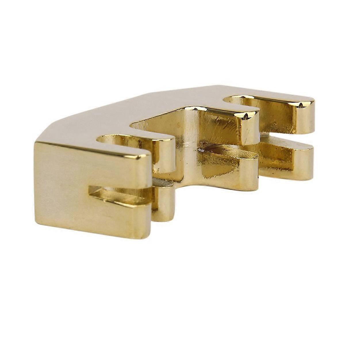 Professional Claw Shaped Violin Mute for Practice in Golden 3Pcs