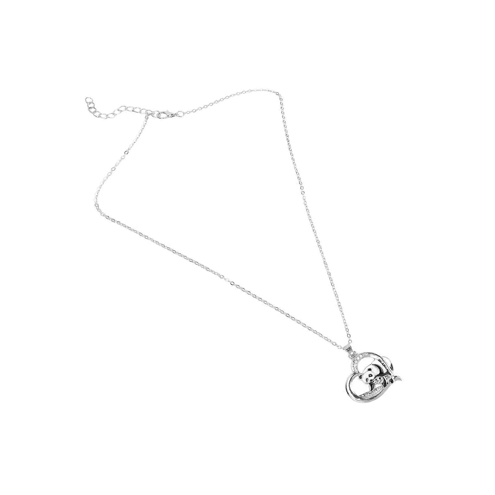 Parent-Child Panda Necklace Designed for Decorative Use with 1Pcs Pendant