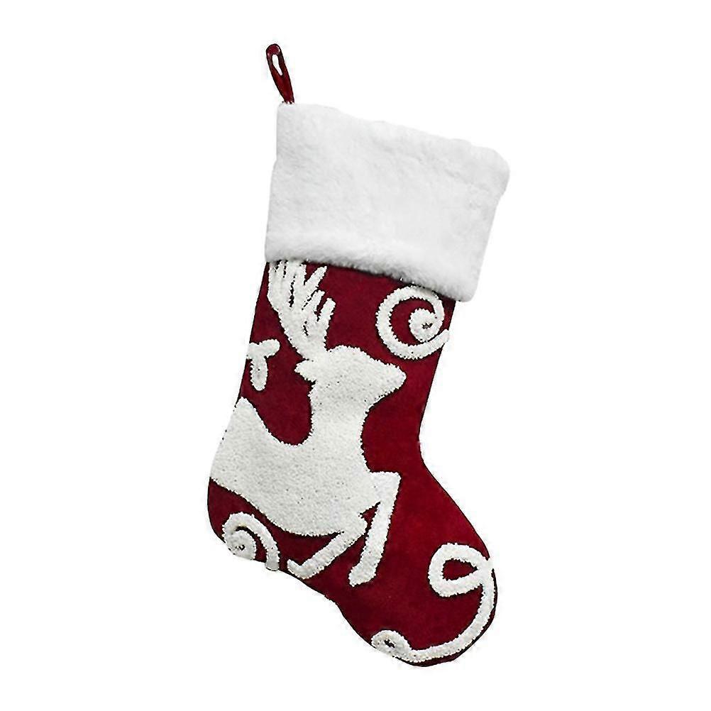 1pc Christmas Storage Bag Creative Candy Pouch Xmas Stocking Hanging Pendants