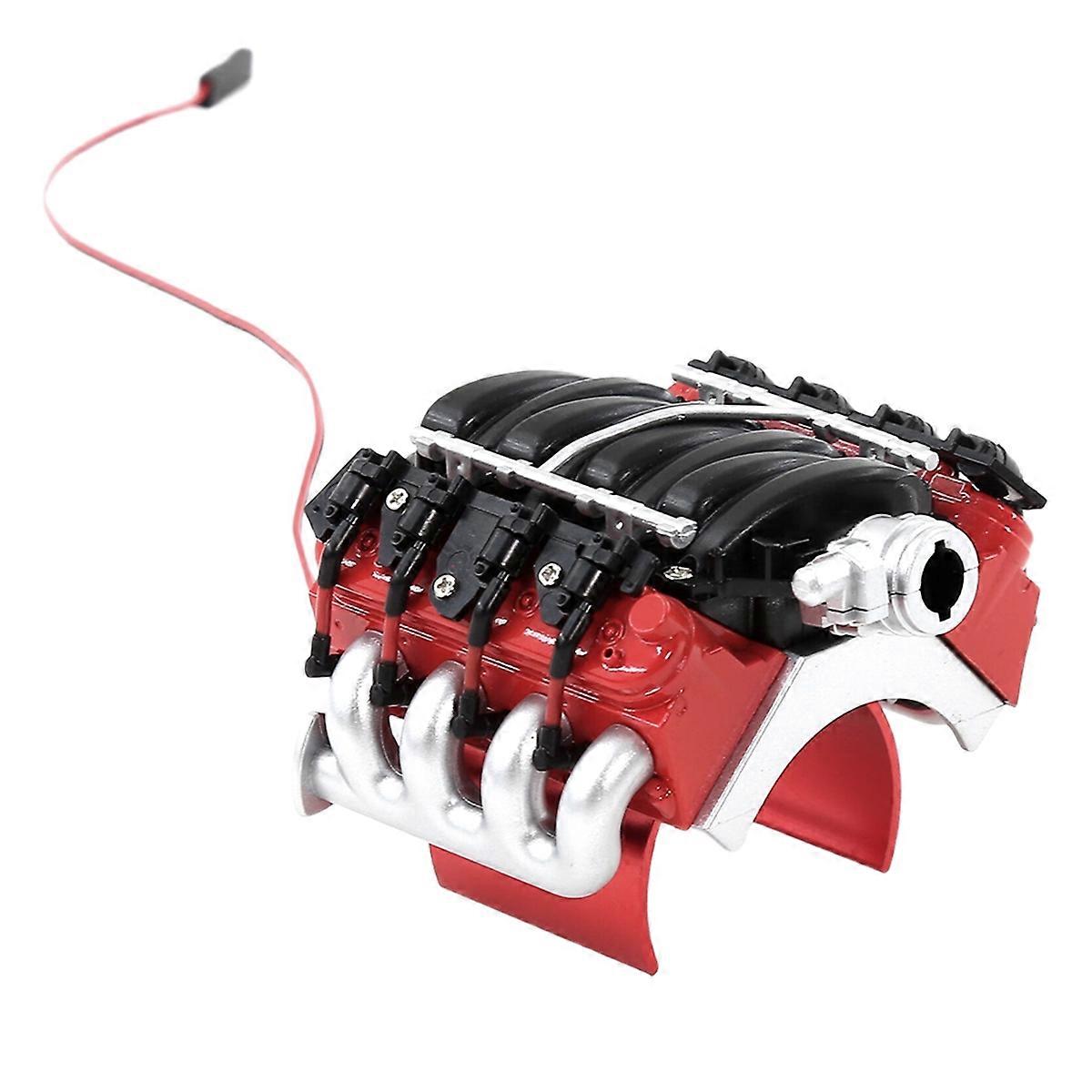 LS7 V8 Engine Motor Radiator Fan for 1/10 RC Crawler Car SCX10 TRX4 D90