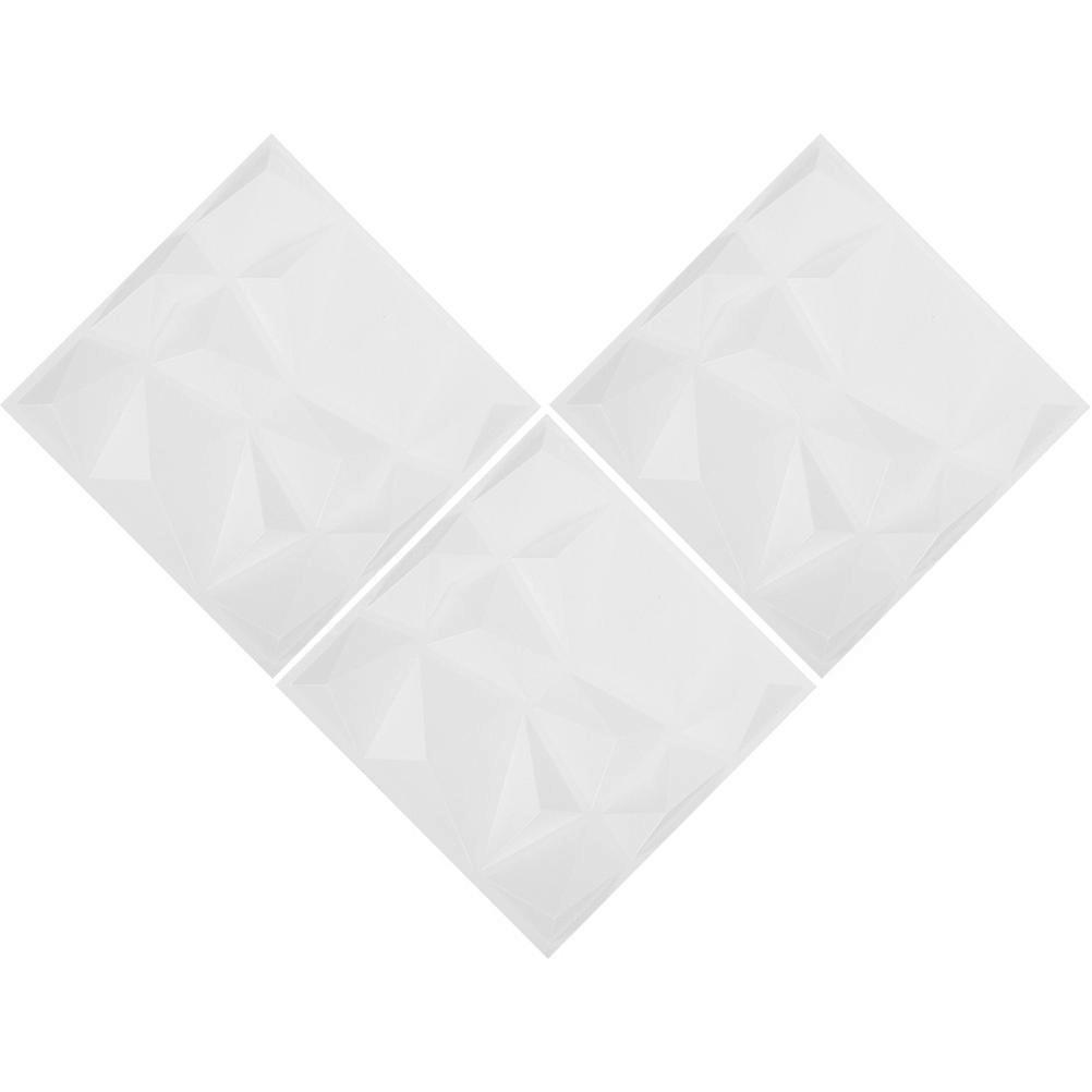 Interior Wall Decor 3D Wall Panels For Room 30X30cm 2mm Thick Plastic Wall Panel 3Pcs