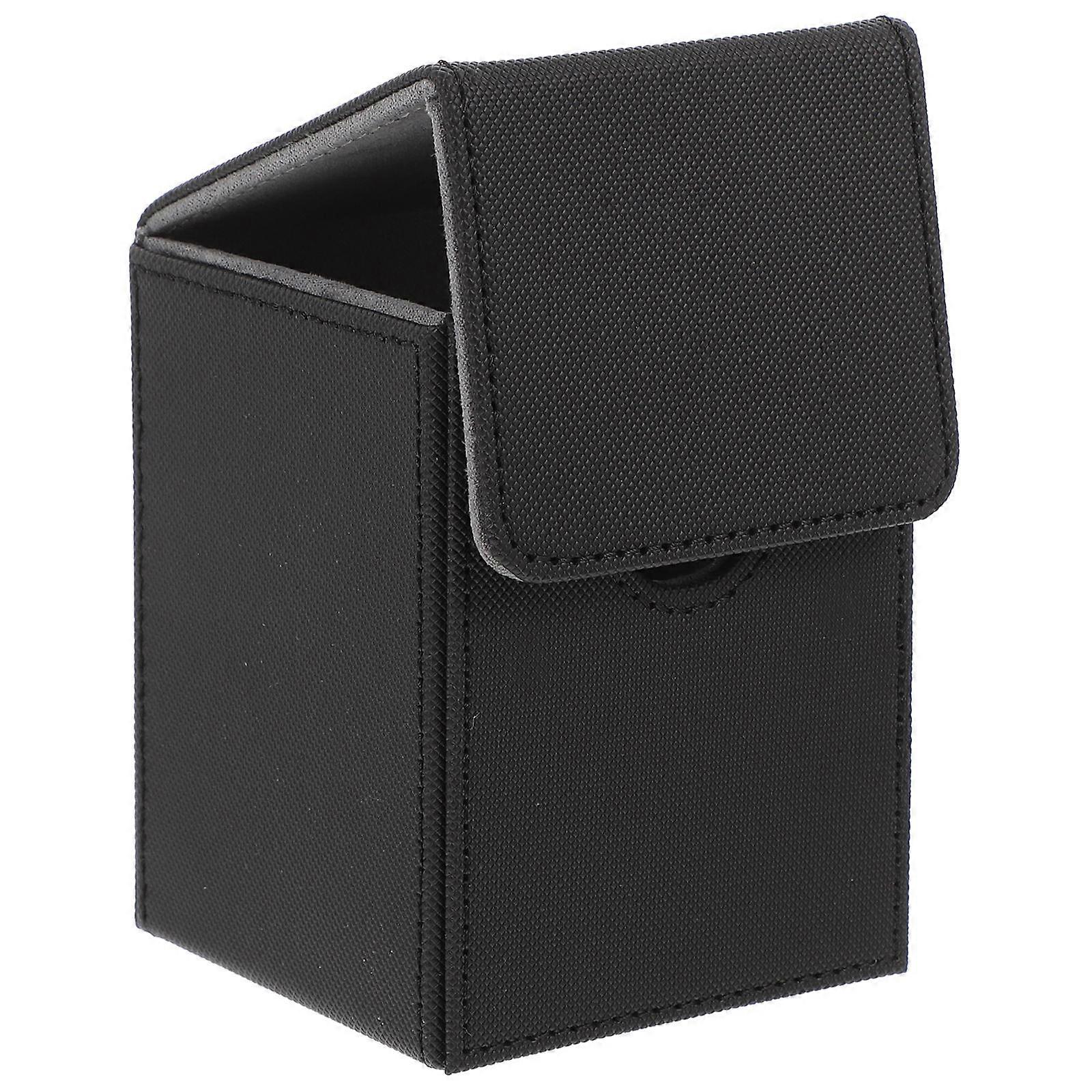 Black Game Cards Box for Storage 5Pcs Practical Cards Case Container