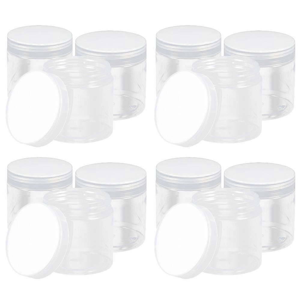 Plastic Bottle Transparent Storage Container for Food Use 10Pcs