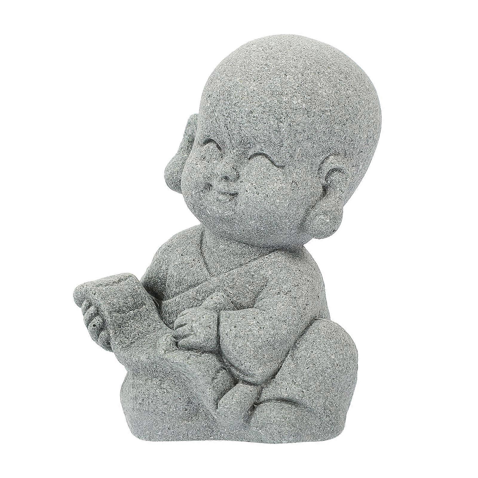 Monk Figurine Statue for Decoration 5Pcs Set