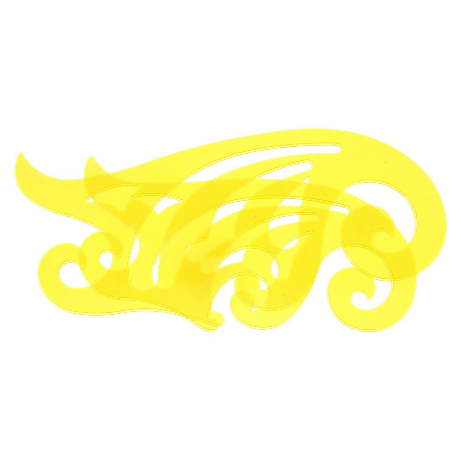 Pattern Grading Ruler Clothing Sample Cutting Ruler Personal Use Pattern Making Plastic 20cm+25cm 2Pcs