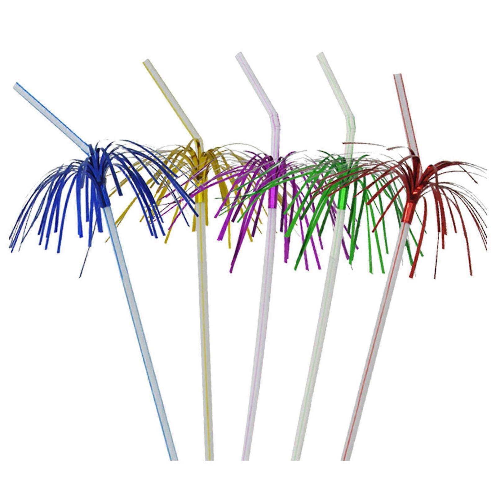 Drinking Straws Decorative Straws for Party Supplies 400Pcs Multicolor