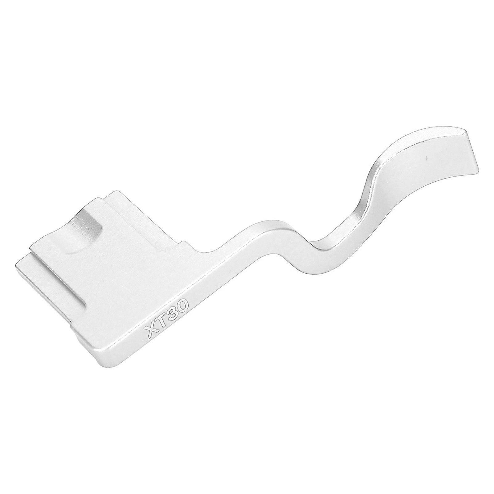 Hot Shoe Thumb Up Rest Hand Grip CNC Aluminum Alloy Secure Hold for Fuji X1 XT2 XT3 XT10 XT20 XT30 Camera Silver