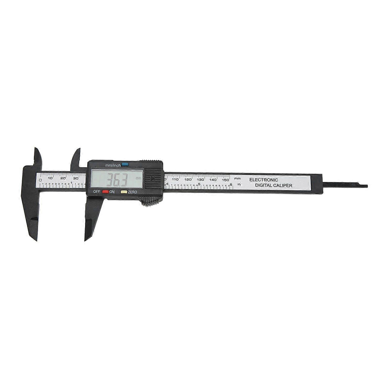 Electronic Digital Caliper 0150mm Carbon Fiber Composites Digital Caliper with LCD Screen