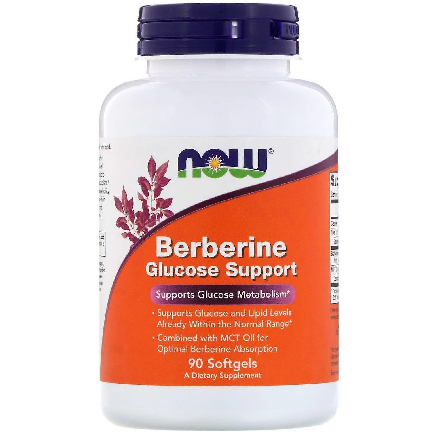 Now Foods, Berberine Glucose Support, 90 Softgels