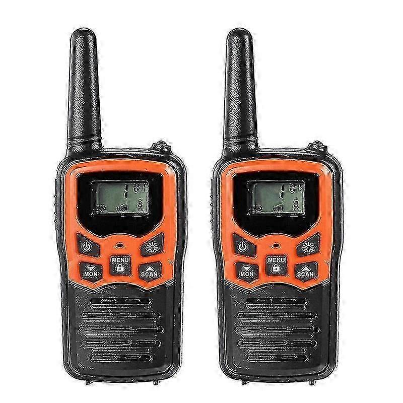 Exquisite 2Pcs Handheld Walkie Talkie Radio 22 Channels Set 10 Km Uhf 400-470 Mhz Dual Band Long Range Commun