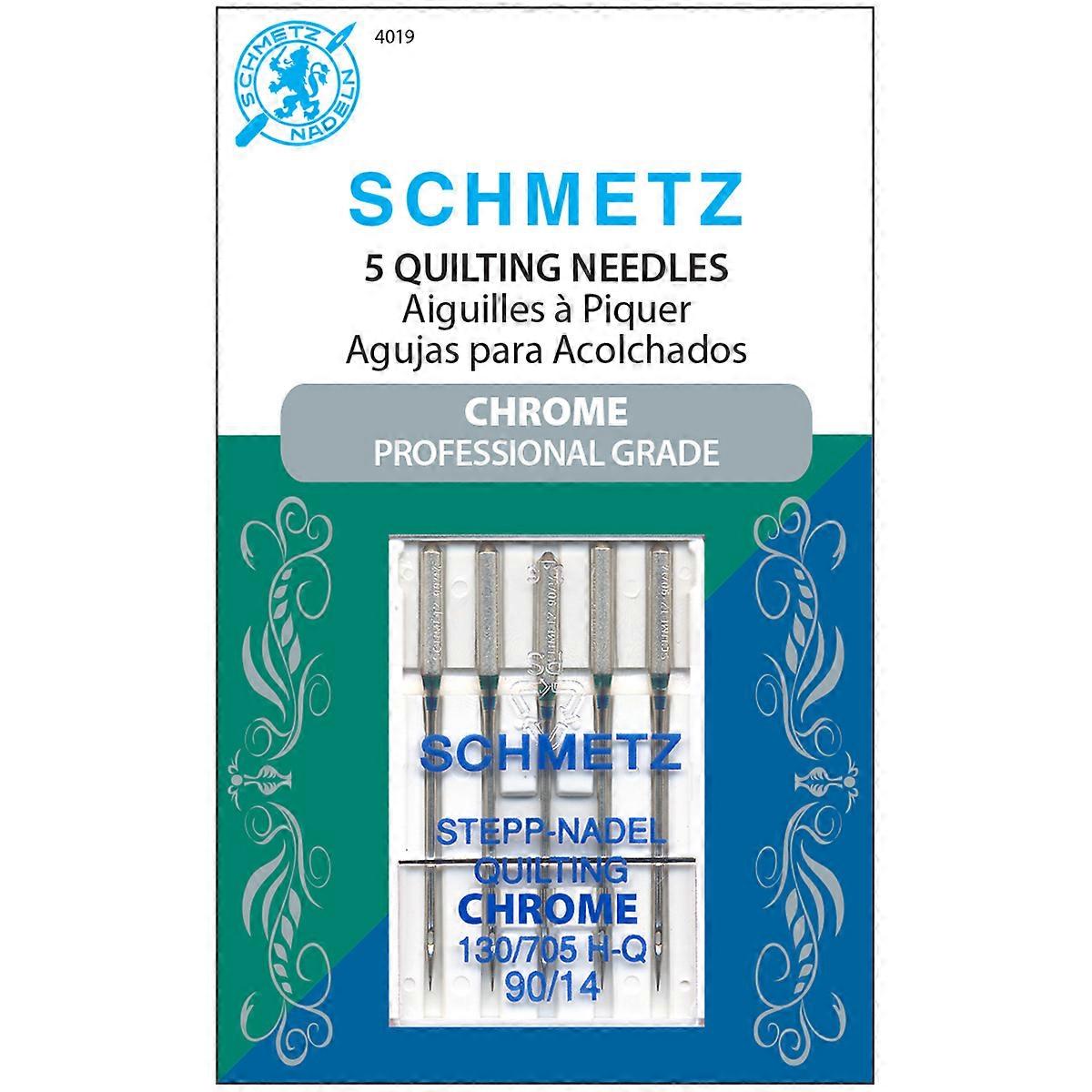 Schmetz Chrome Quilt Machine Needles-Size 90/14 5 Per Pkg