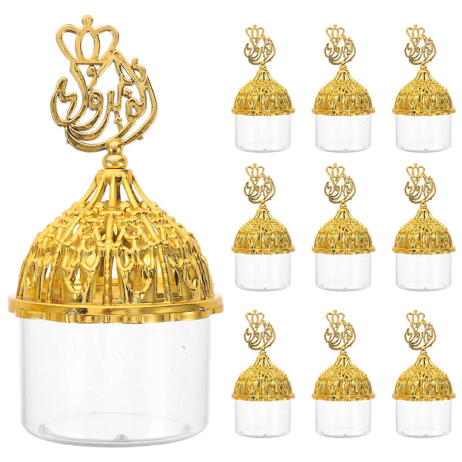 Candy Storage Containers European Style Wedding Favor Boxes Multi Plastic for Event Use 12Pcs