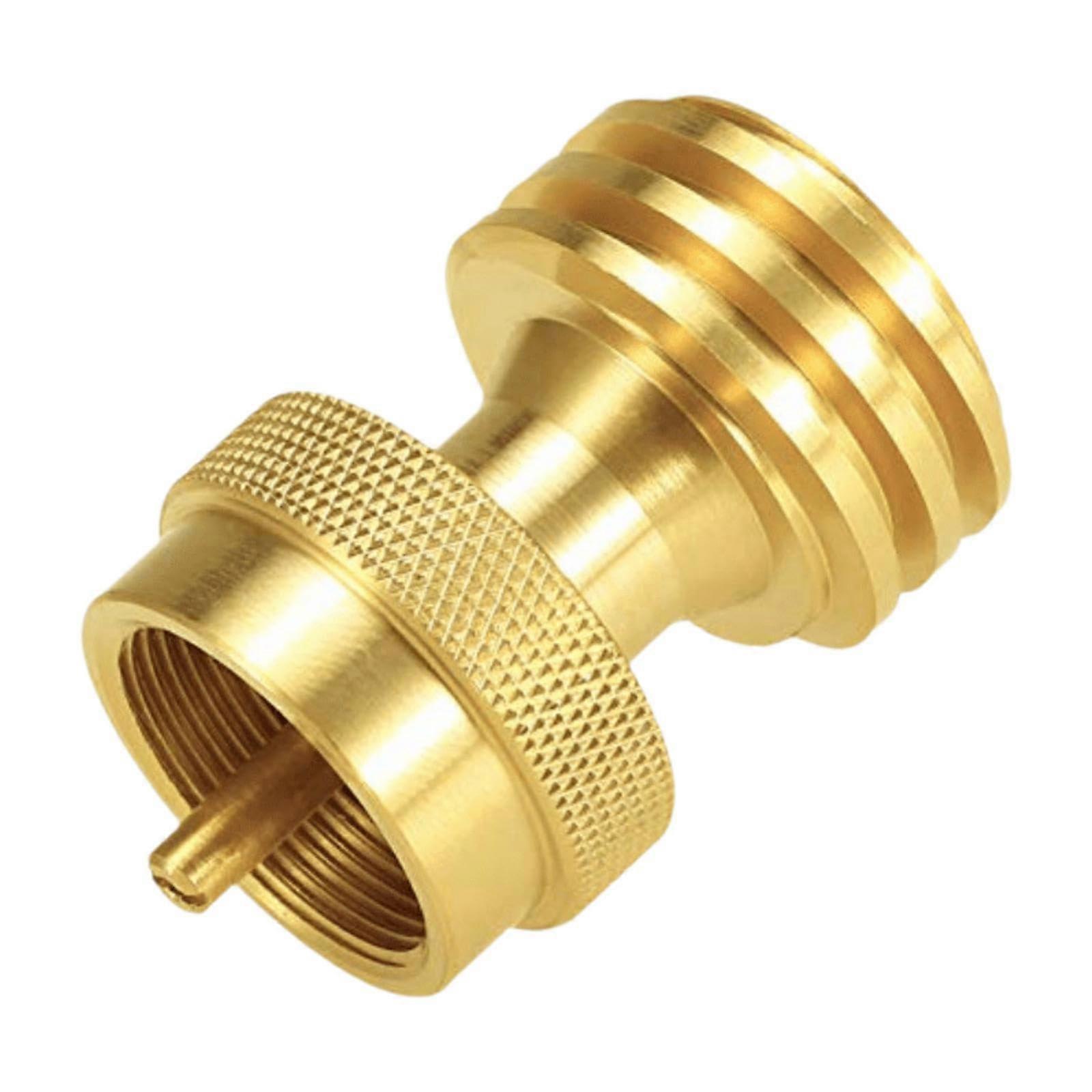 Propane Adapter Brass Propane Regulator Adapter Gas Tank Conversion Connection Outdoor BBQ