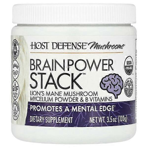 Host Defense, MushroomsÃÂ¢ÃÂÃÂ¢, Brain Power StackÃÂ¢ÃÂÃÂ¢, 3.5 oz (100 g)