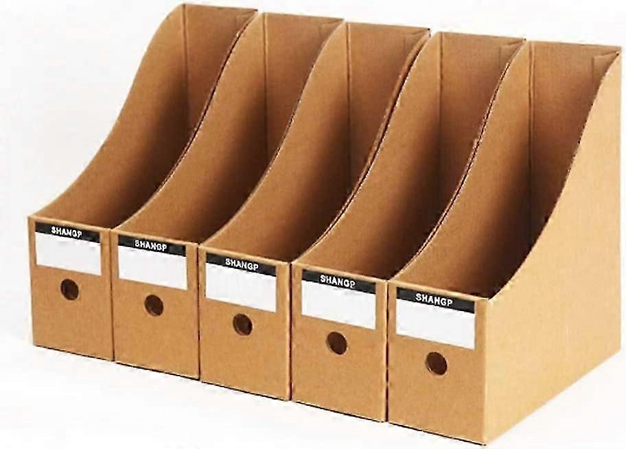 5 Tier A4 Paper Storage Box Document Holder Magazine Rack Organizer Drawer for Office Home DIY Container