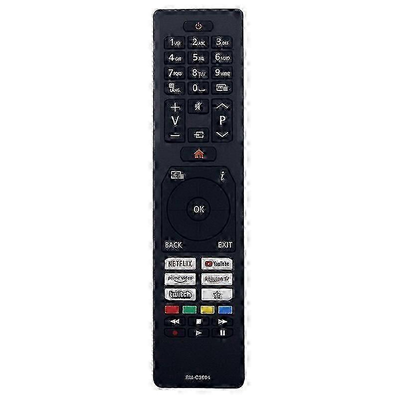 2025 RM-C3604 For JVC Television Handheld Remote Controller Ergonomic Replacement Infrared Remote