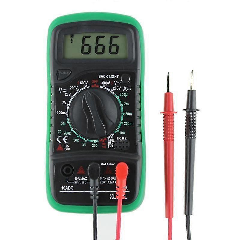 Ac Dc Digital Multimeter Voltmeter Ammeter Ohm Volt Tester Lcd Test Current Meter Overload Protection Mul