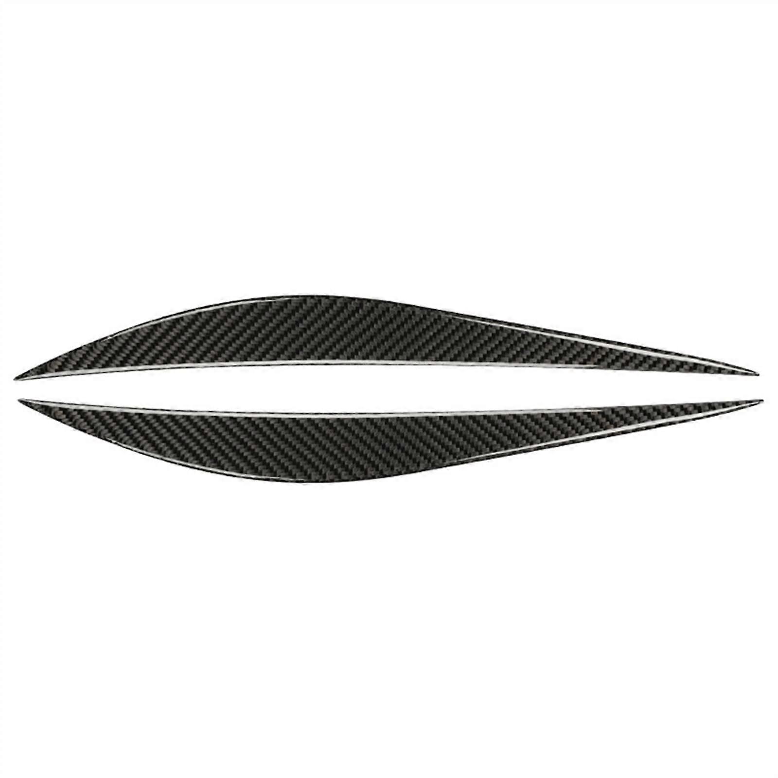 Durable Carbon Fiber Car Front Headlight Eyebrows Sticker Trim for 3 Series F30 20132019 F30 Headlight Trim