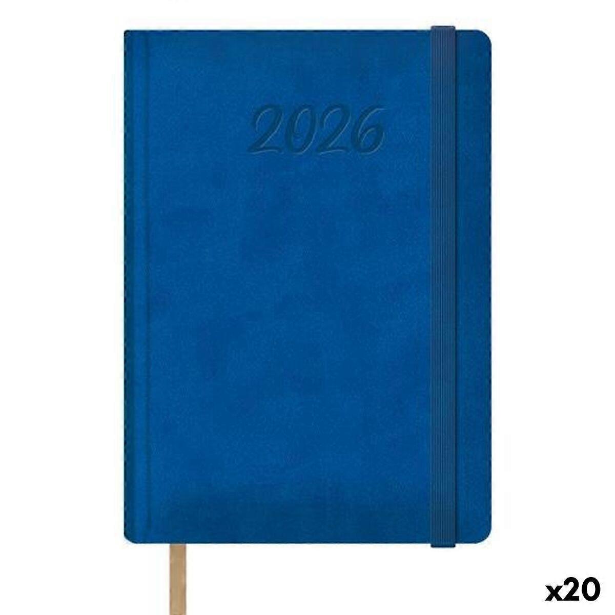 Diary DOHE SAMBA Blue 1/4 15 x 21 cm 2026 (20 Units)