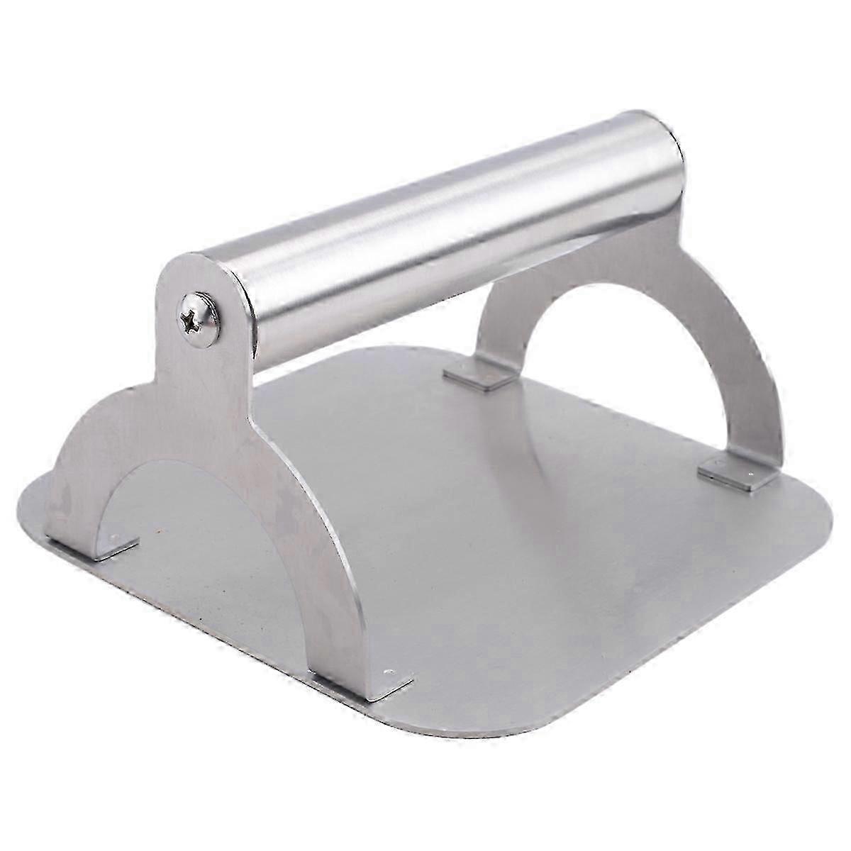 Steak weight with handle for perfect searing