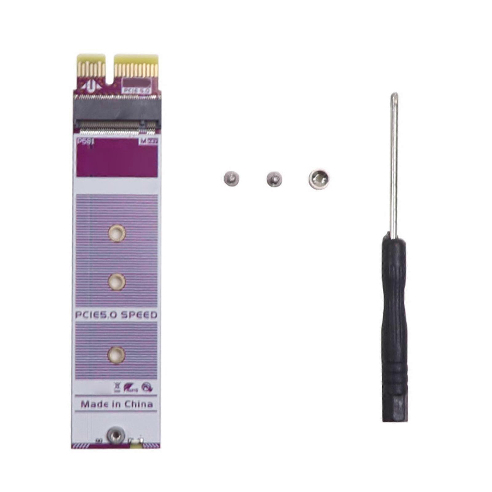 PCIe 5.0 x1 NVMe M.2 Storage Solution Data Transfer Expansion Hard For Desktop Expansion Easy Installation Accessories Multicolor