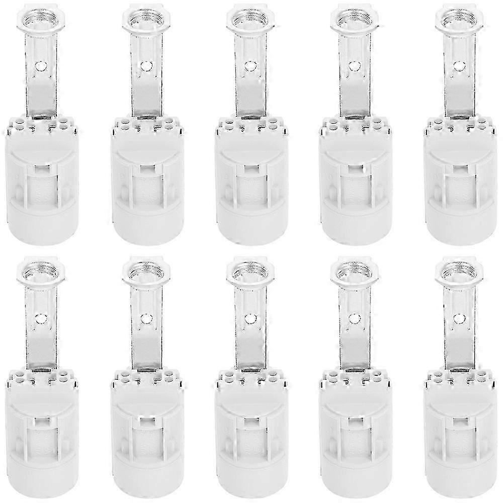 10pcs Candelabra Socket Replacement 60mm Light Socket E14 Screw Light Socket