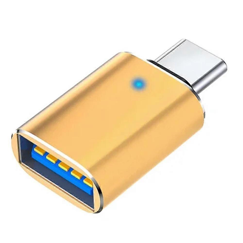 LED USB-C 3.0 Male to USB A Female Adapter Converter Android OTG Type C M0B6