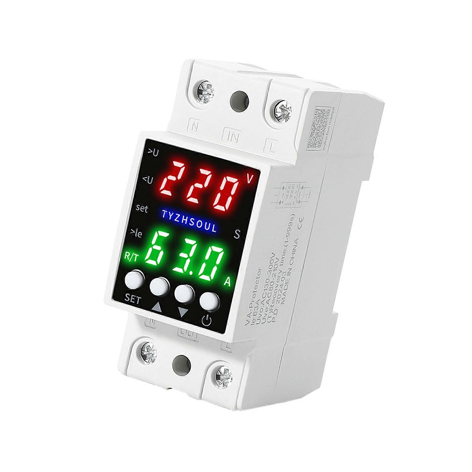 Intelligent Relays Reset Protectors Adjustable Relays Over Voltages Current & Under Voltages Protective Device Multicolor