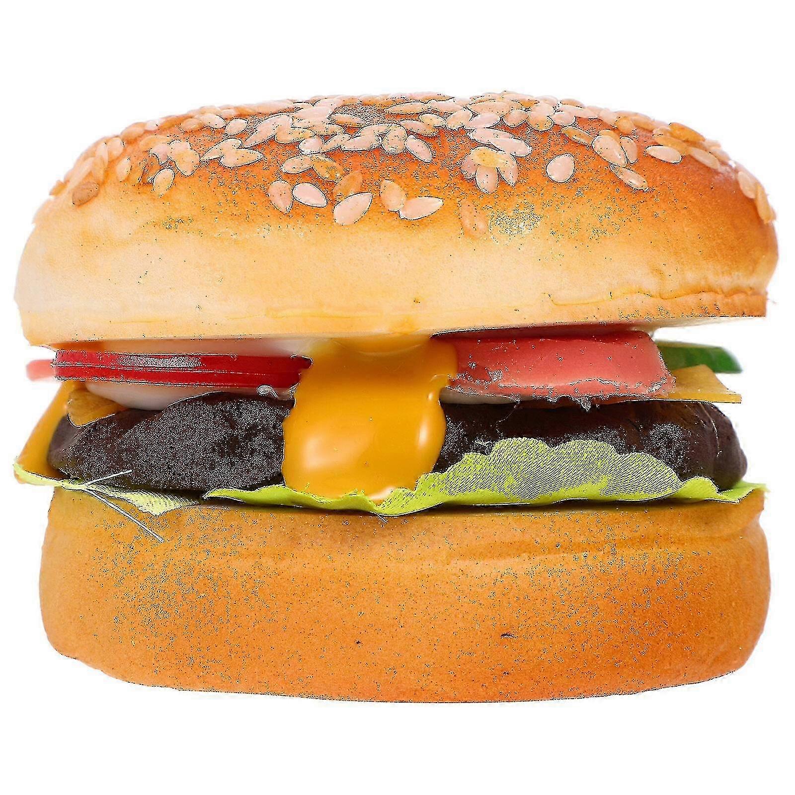 Artificial Simulation Burger Model Fake Burger Decors Bakery Photography Prop