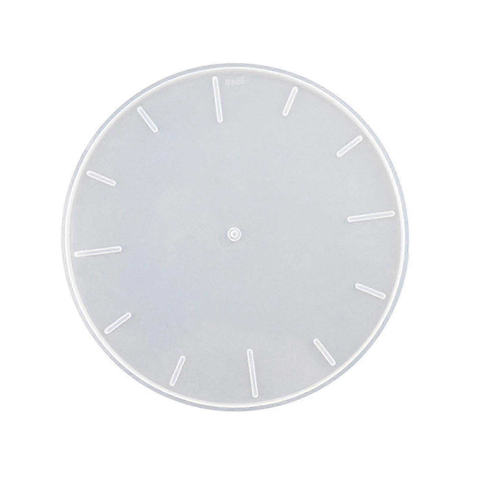 Silicone Round Resin Clock Mold with Timer Function Ideal for DIY Home Decor Epoxy Casting Projects