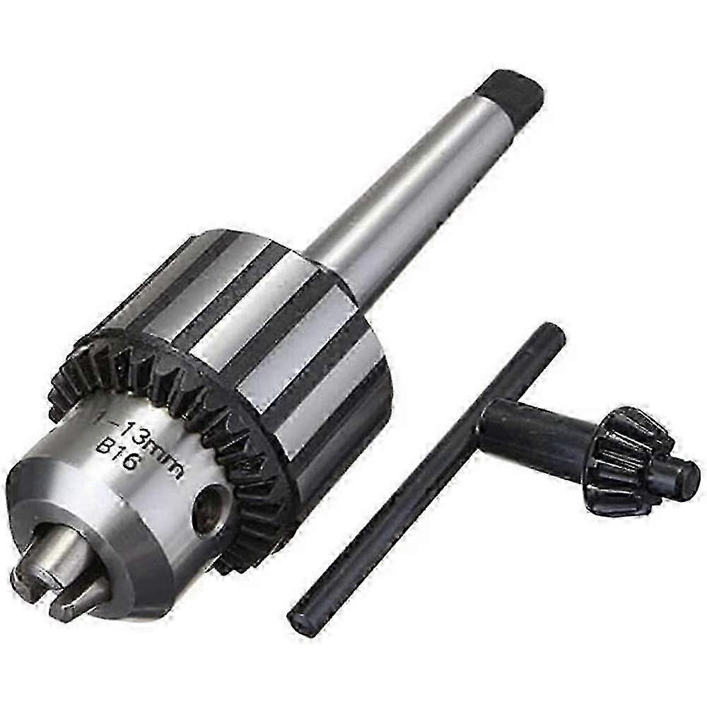 Heavy Duty Drill Chuck with MT2 Morse Taper Tool Holder and K32 Key - Professional Drilling Solution