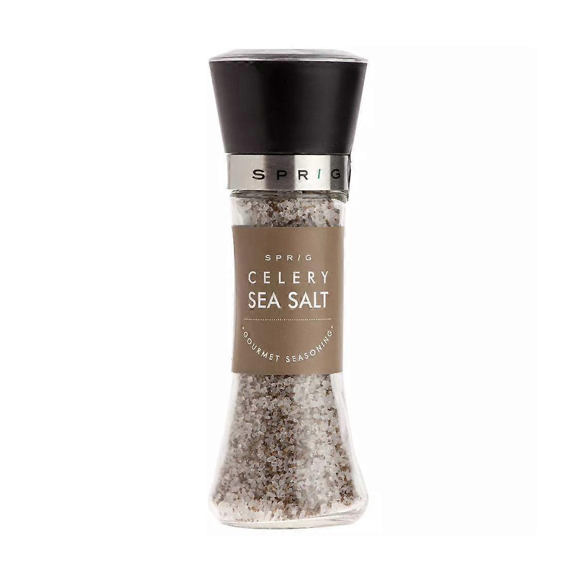 Sea Salt with Celery Seeds (175 g), Celery Sea Salt, Sprig