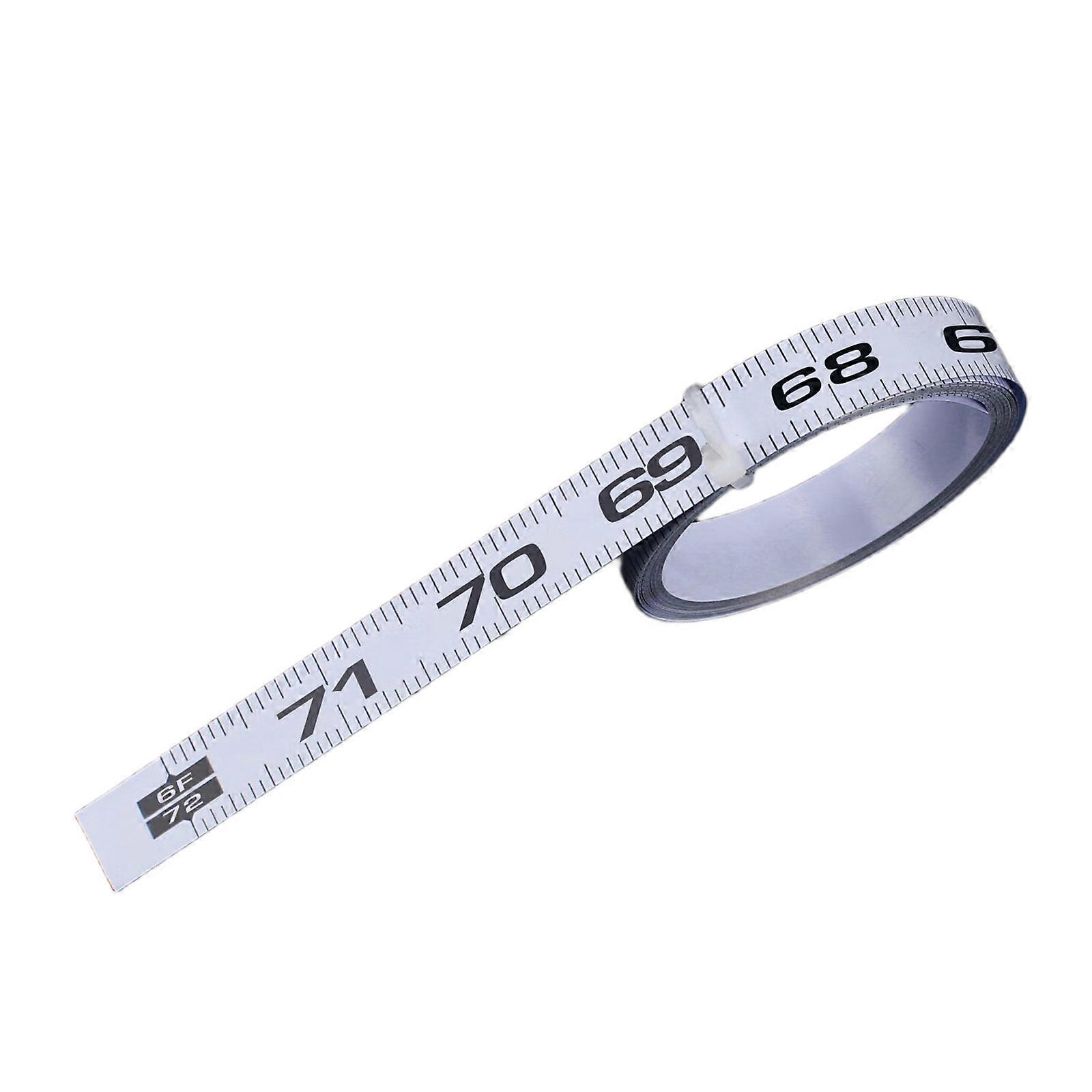 Safety Optimized Flexible Carbon Steel Tape Measure For Household Projects And Beginner Multifunctional Ruler  72 inches