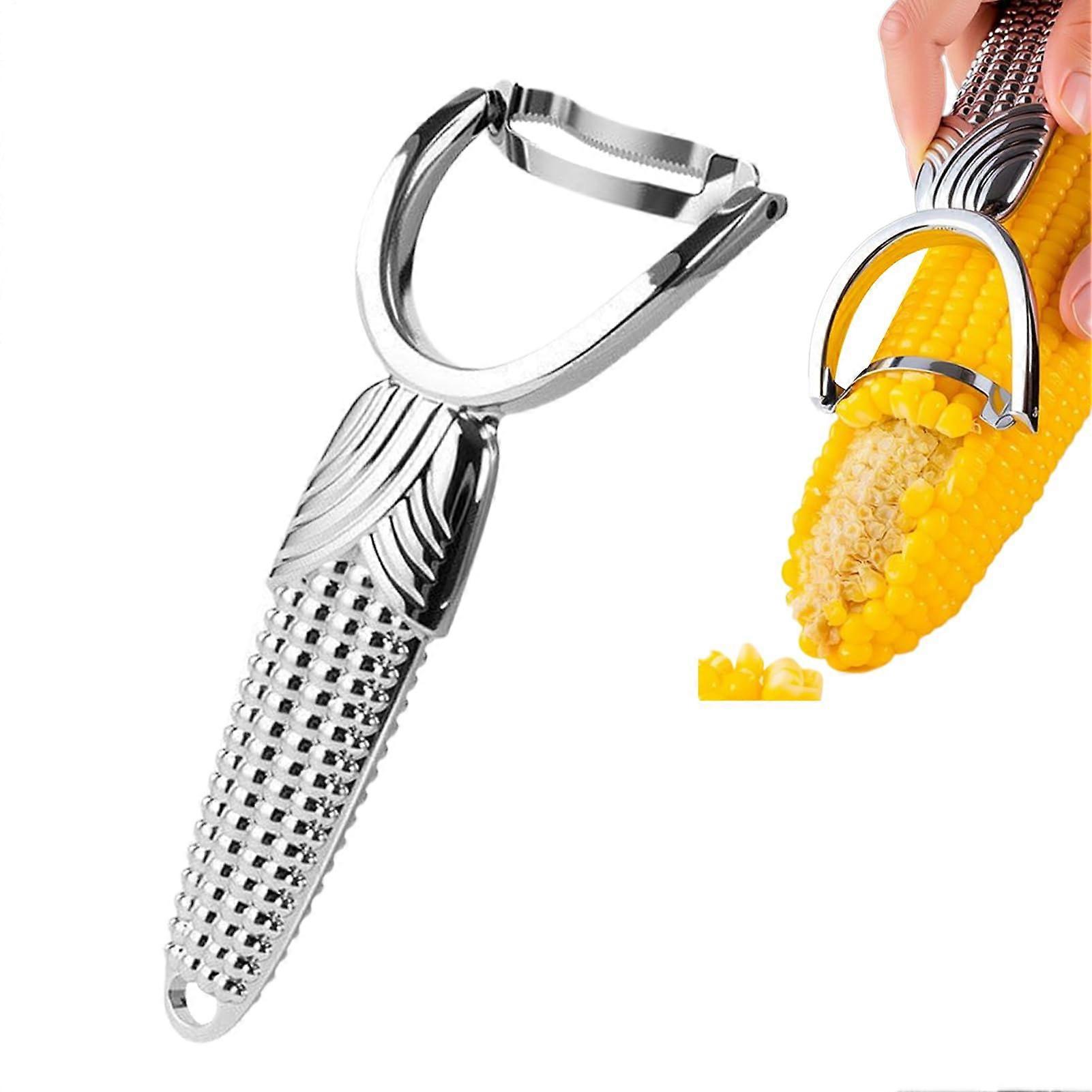 Corn Peeler and Planer Manual Kitchen Tool for Home Farm Vegetable Prep Cooking