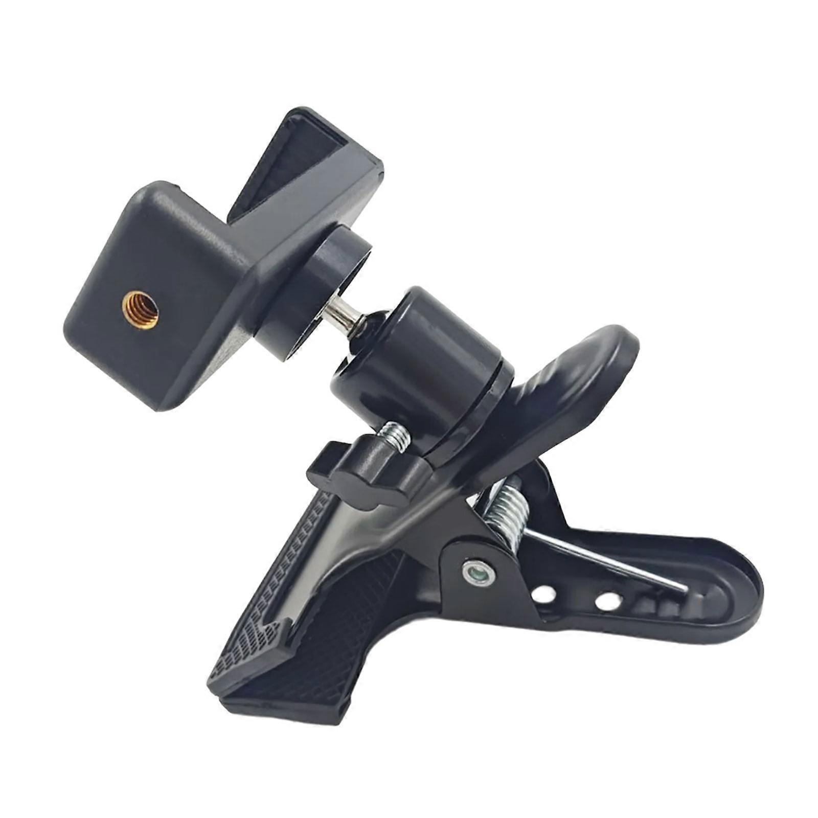 360 Rotating Clamp Professional Camera Mount Ball Head Clamp Adjustable Angle PVC Durability Multicolor