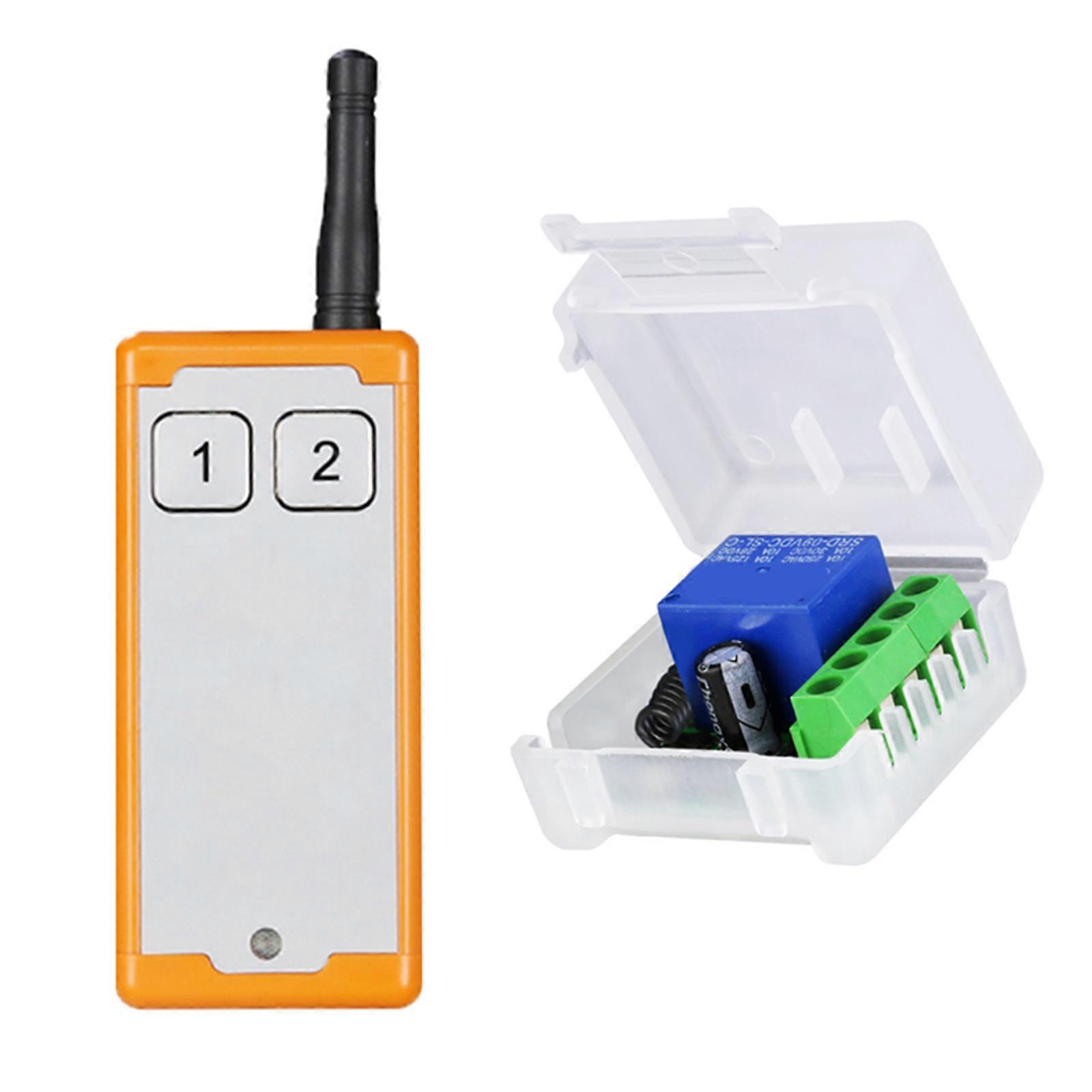 DC12V One Way Wireless Switcher Remote Control With Multiple Operate Modes for Home Use Lighting And Access Control  White