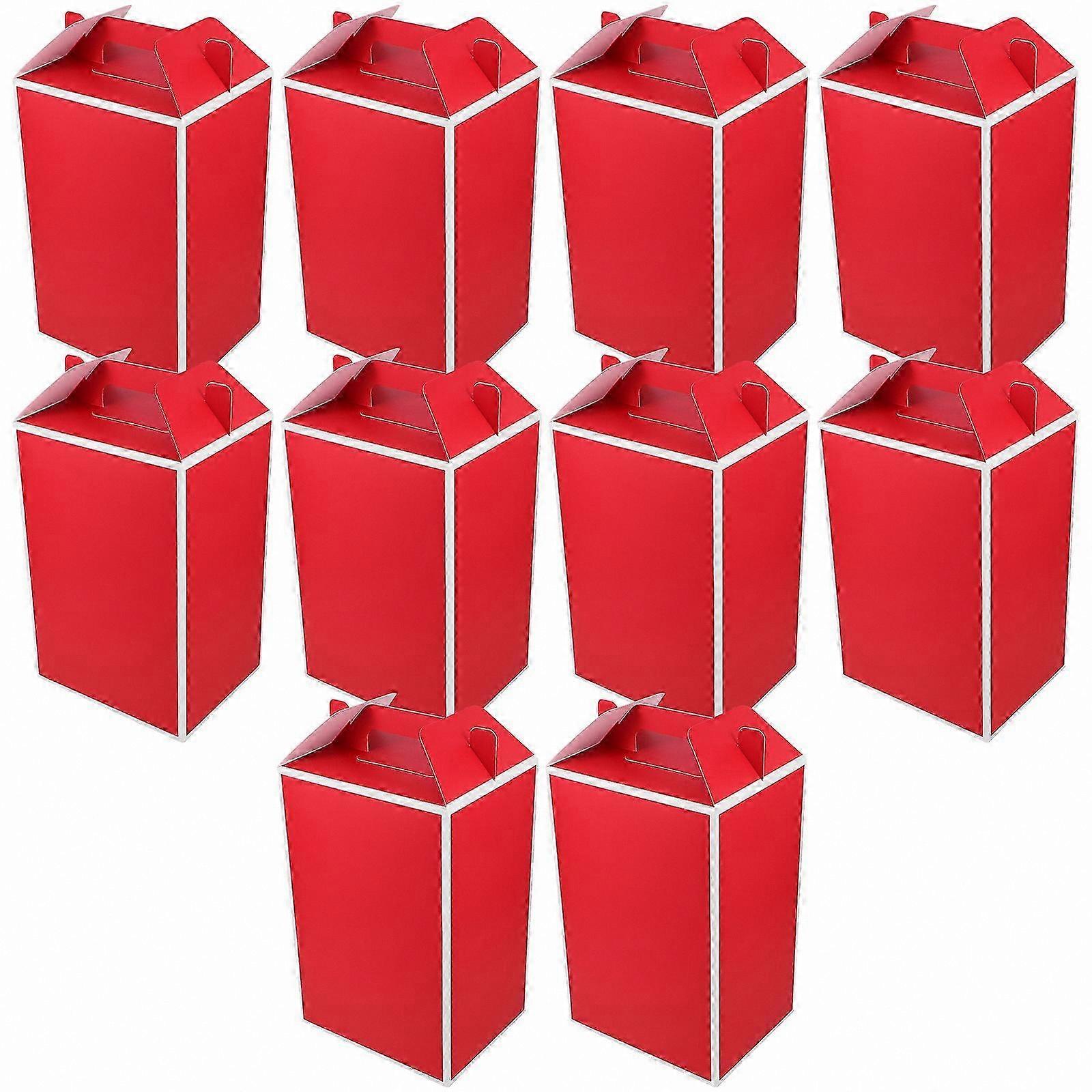 10 Pack Gift Boxes with Handles for Candy and Gifts