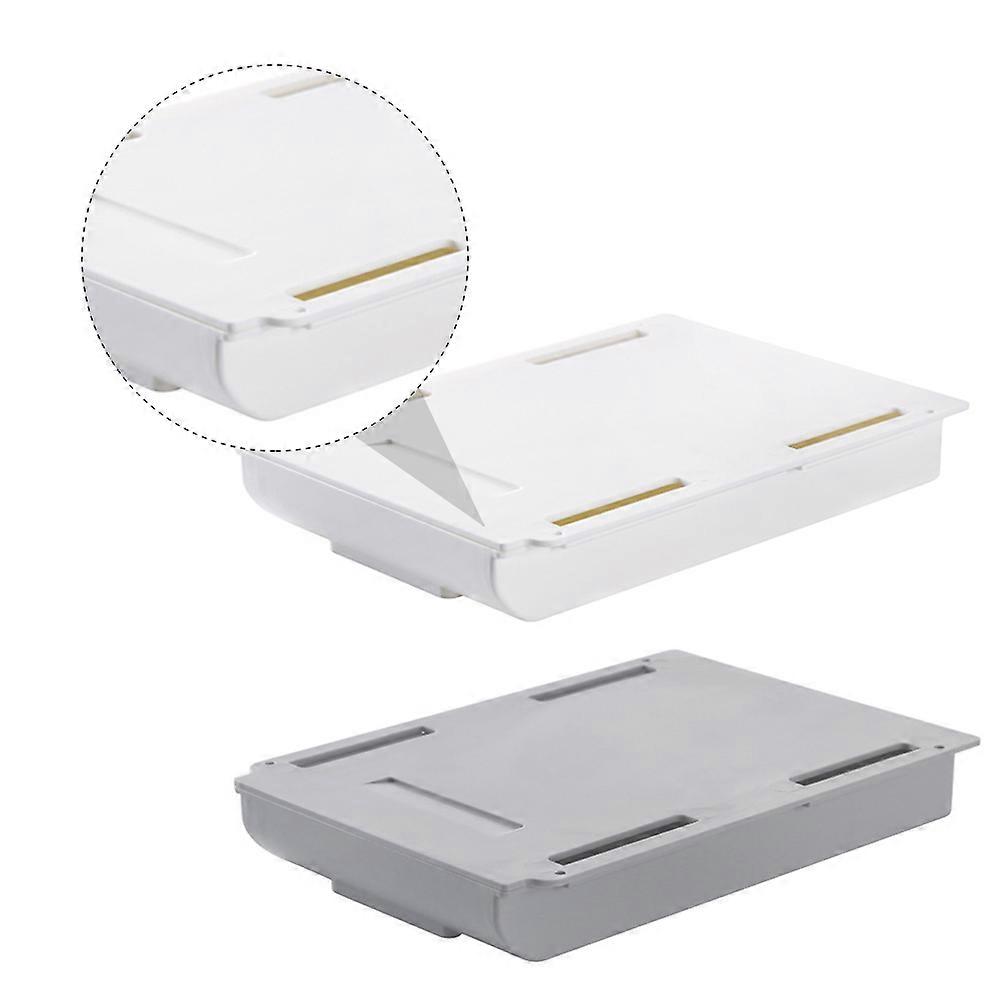 2pcs Hanging Container Drawer Style Storage Box Under Table Desk Storage Box