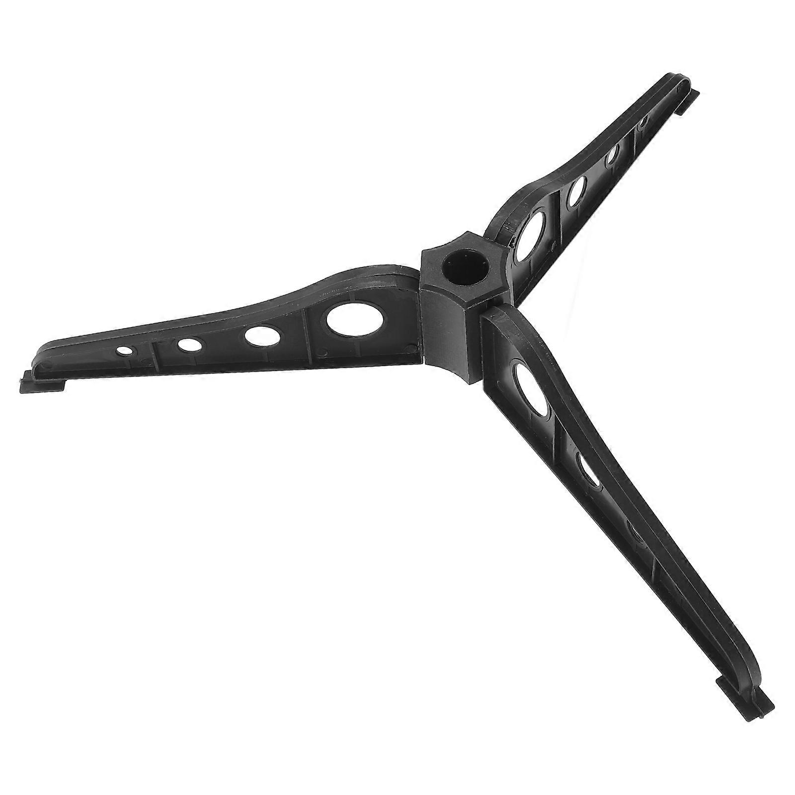 Christmas Tree Stand Storage Convenience Square Shape Simple Structure Christmas Party Accessory Black Color 39.10X39.10X6.30CM 1Set