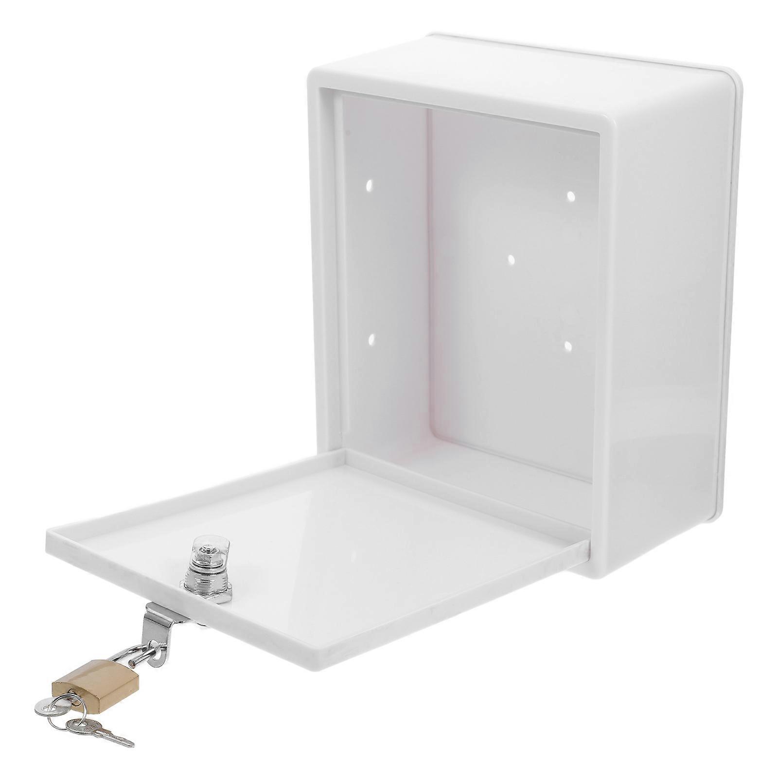 Send Milk Box Porch Package Box for Storage Use 1Set with Lock