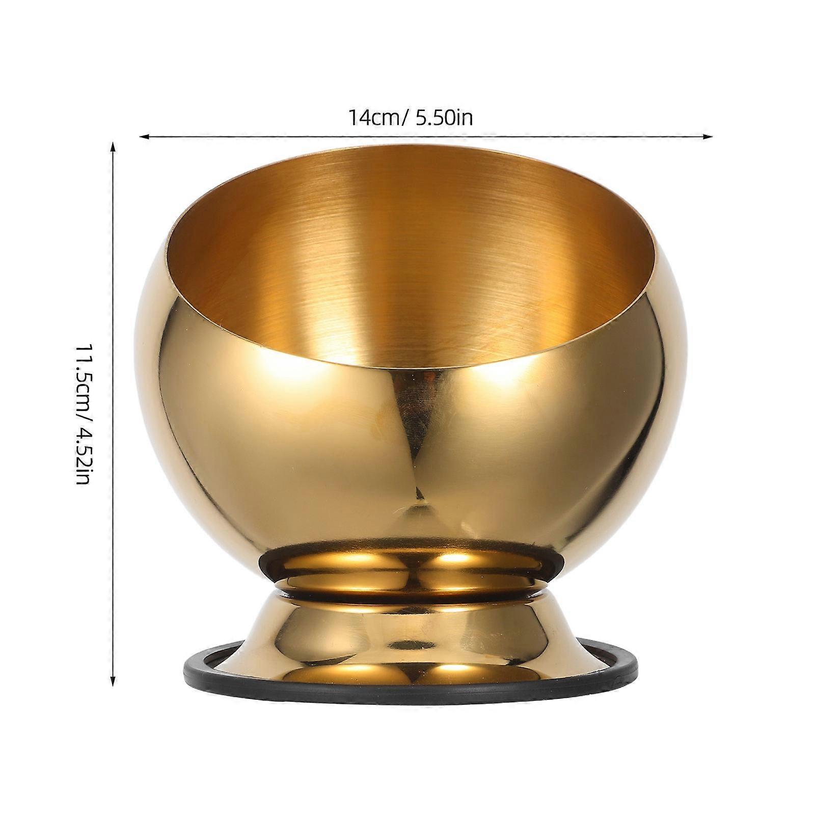 Kitchen Use Candy Bowl Stainless Steel Dispenser for Candy Storage