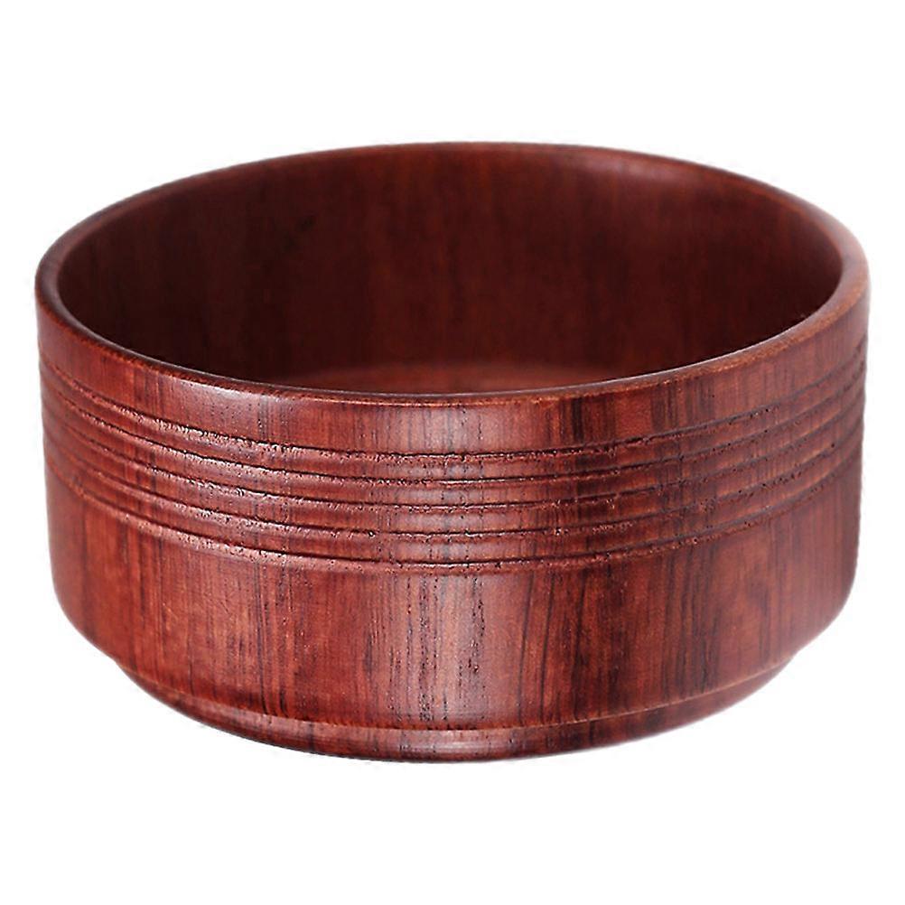 Trärakkopp Rakskål för förvaring Brun träkopp