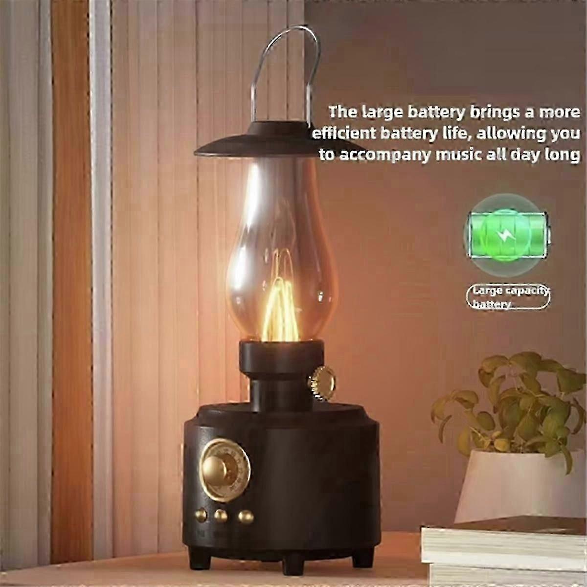 مكبر صوت بلوتوث كلاسيكي جو ضوء صدمة صوت صندوق صوت مشغل موسيقى دعم بطاقة TF USB AUX مكبر صوت منزلي