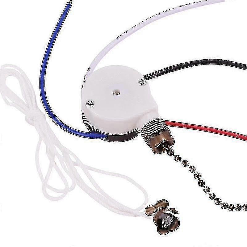 Ceiling Fan Switch Kit 3 Speed 4 Wire,ze-208s Pull Wire Switch BronzeGOOD