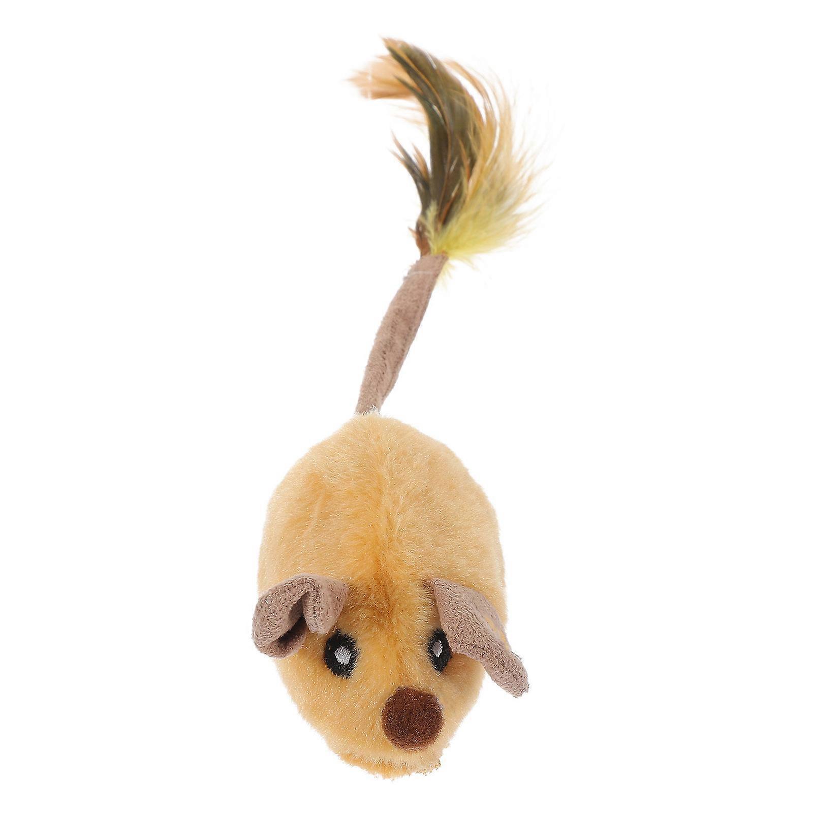 Mouse Kitten Toys Cat Mouse Toy for Catching 4Pcs Plush Interactive Toys