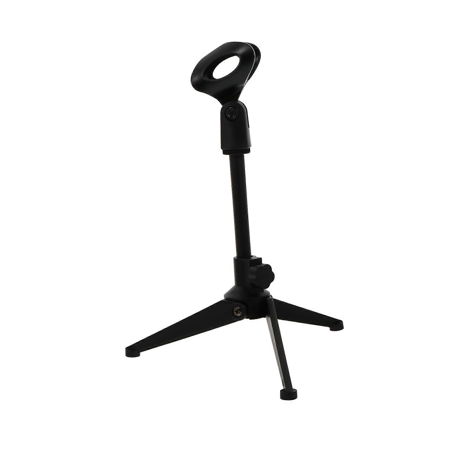 Desktop Adjustable Microphone Stand Tripod Base Sturdy Mount For Conferences And Streaming