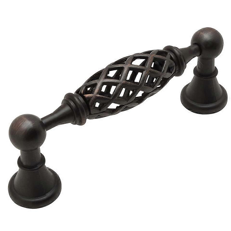 10 Pack Oil Rubbed Bronze Birdcage Cabinet Handles 96mm Drawer Pulls Durable Easy Install