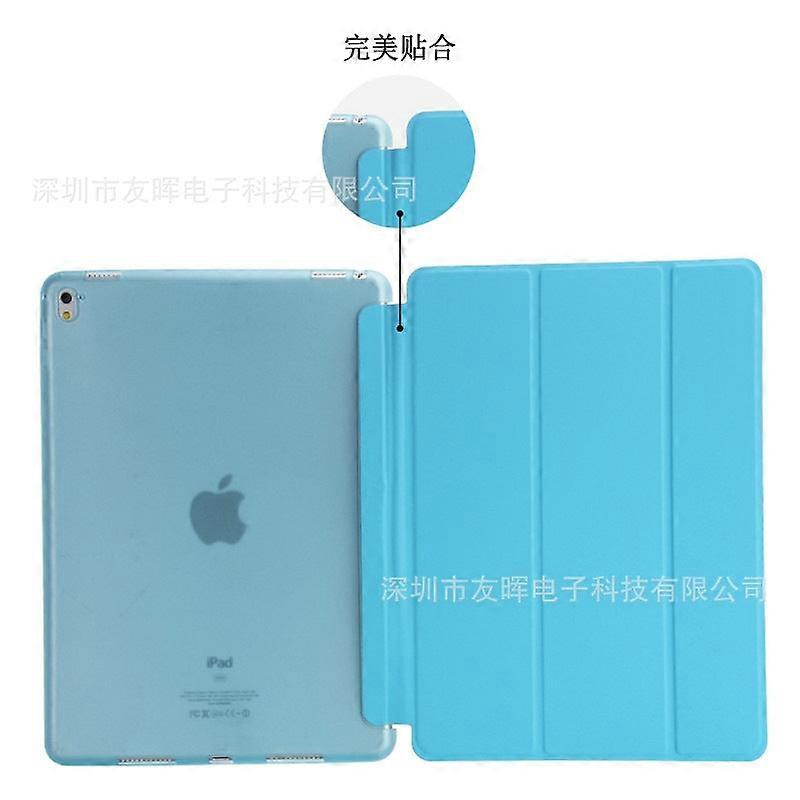 Stylish Case For Ipad 234 Blue Silicone Soft Leather